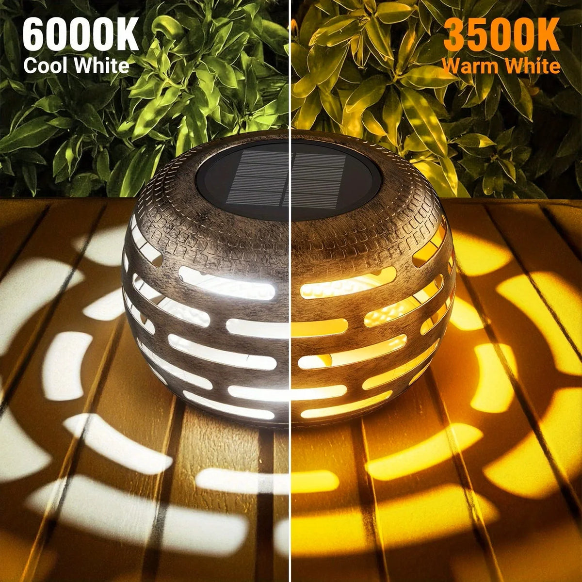 Retro Solar Lanterns With Flickering LED Lights For Garden Decor