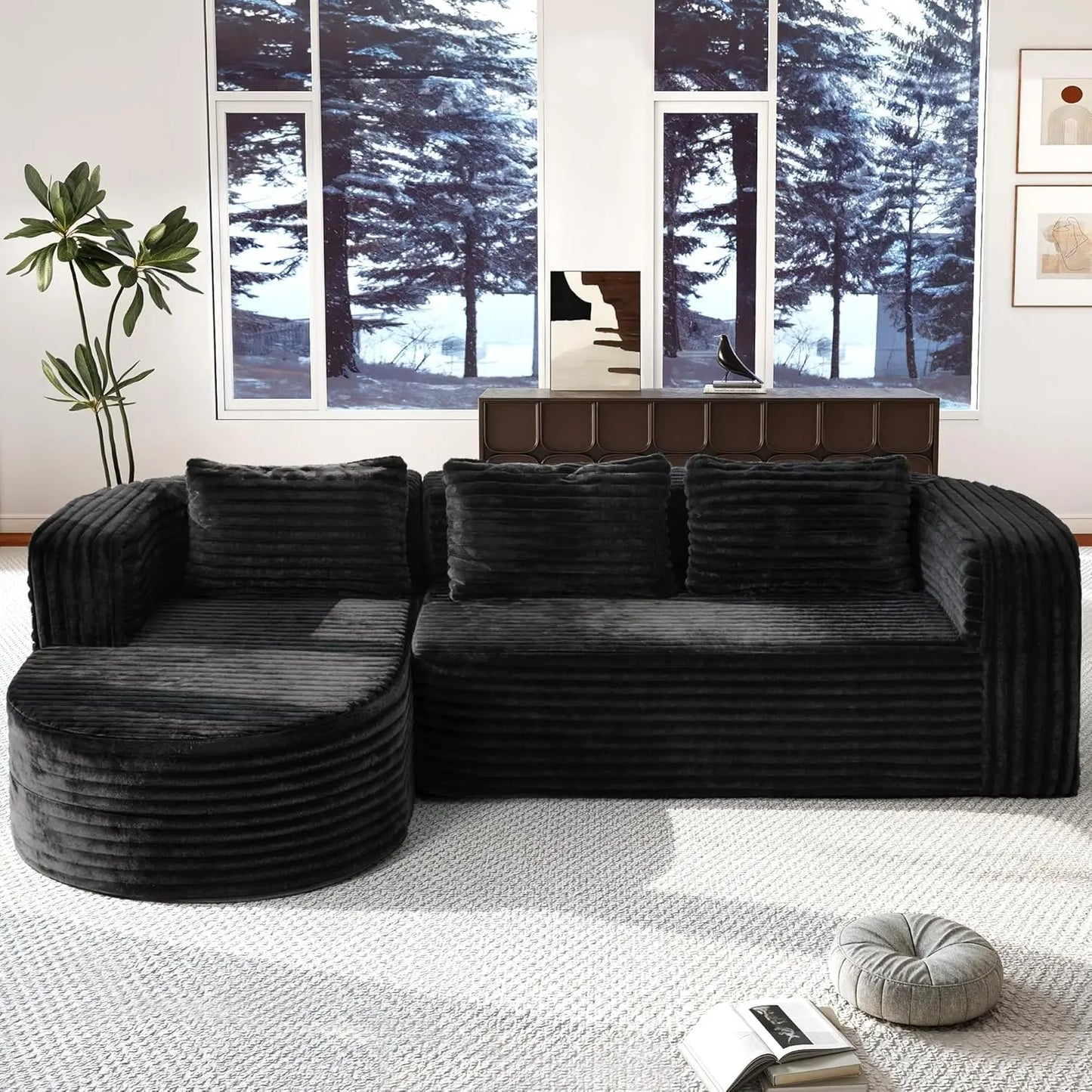 Cloud Modular L Shaped Sectional Sofa For Living Room