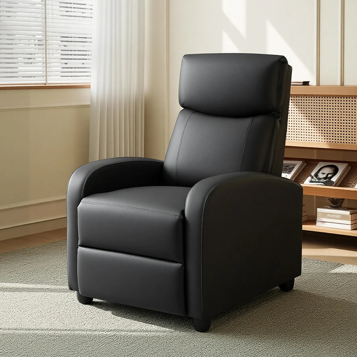 MCQ Modern Reclining Sofa With Lumbar Support For Home Theater