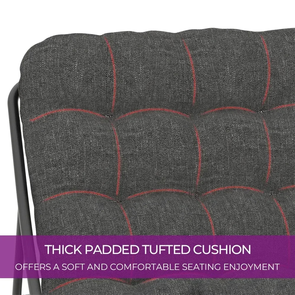 Samba Outdoor Rocking Lounge Chair With Padded Cushions