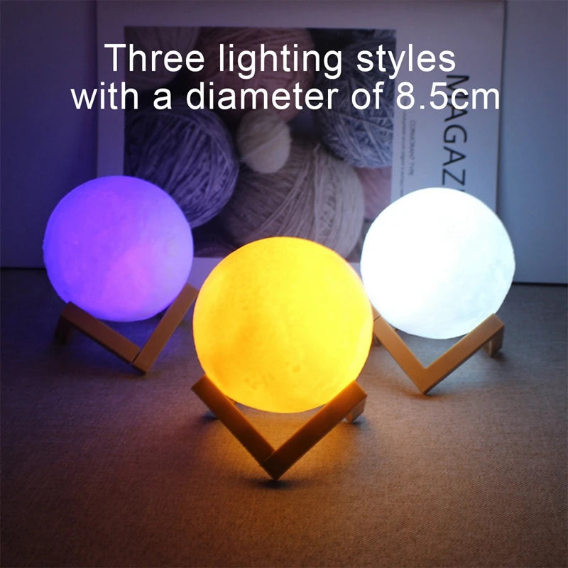 Moon L LED Book Light Moon Galaxy Night Lamp Bedroom