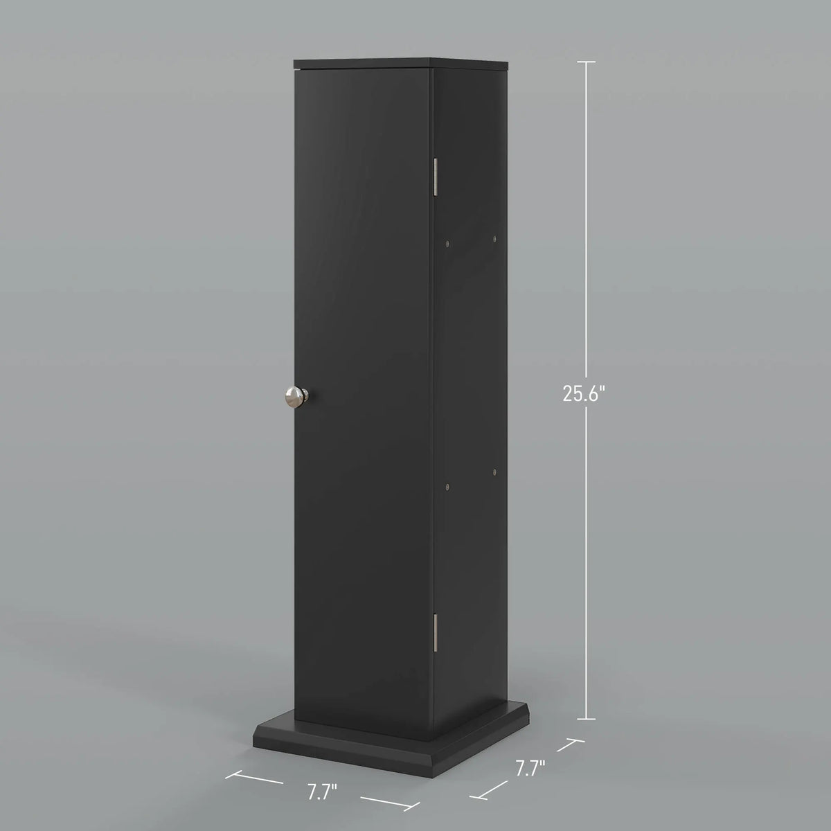 Homcom Toilet Paper Cabinet, Small Bathroom Corner Floor Cabinet with Doors and Shelves, Slim Storage Bathroom Organizer, Black