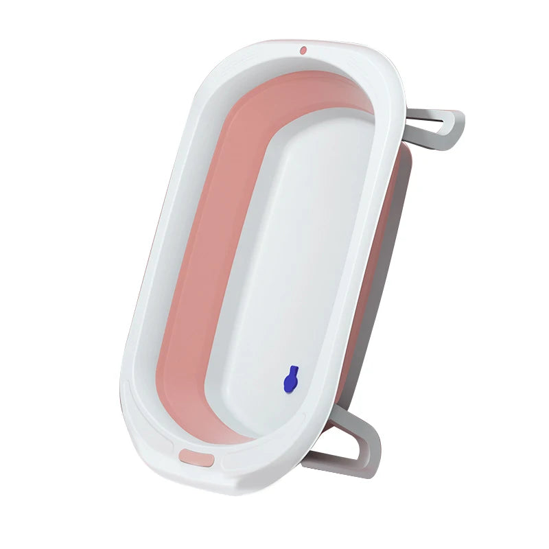 Foldable Children's Bathtub Portable Travel Bath With Anti Slip Pad