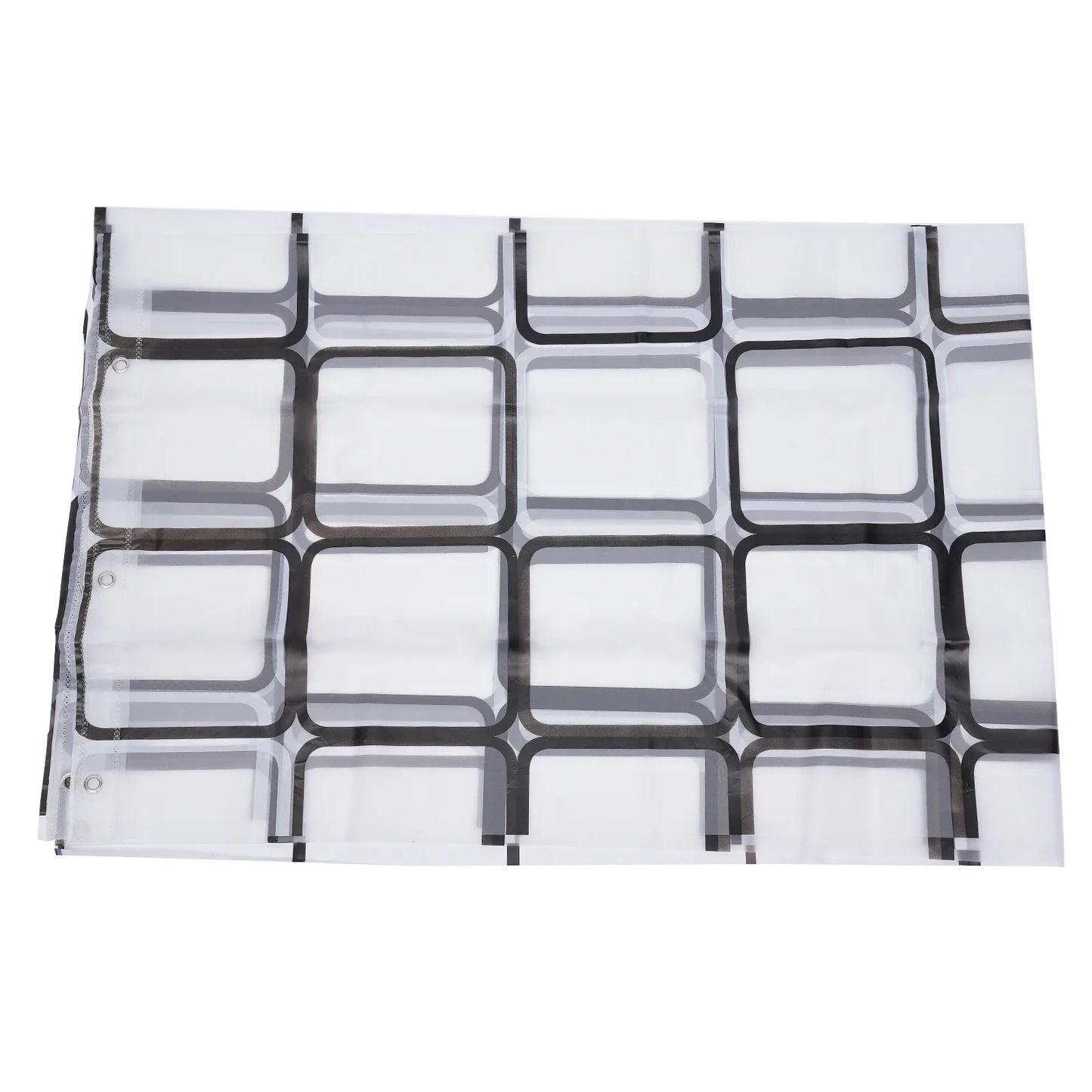 Stainless Steel U-Shaped Shower Curtain Rod for Small Bathrooms