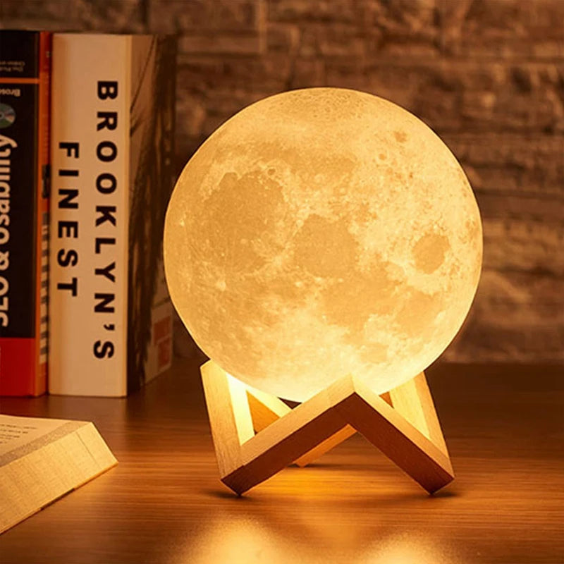 Moon L LED Book Light Moon Galaxy Night Lamp Bedroom
