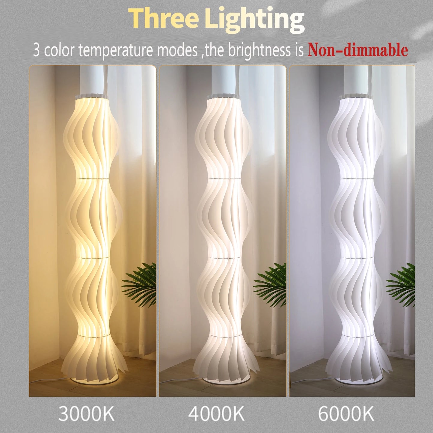 LUVODI LED Floor Lamp Dimmable Standing Lamp Living Room