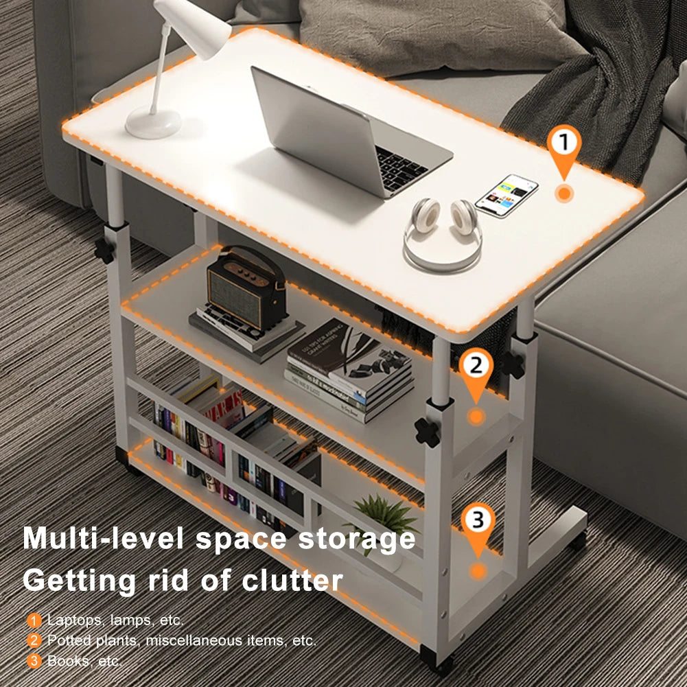 APWIKOGER Multi Layer Height Adjustable Standing Desk Workstation