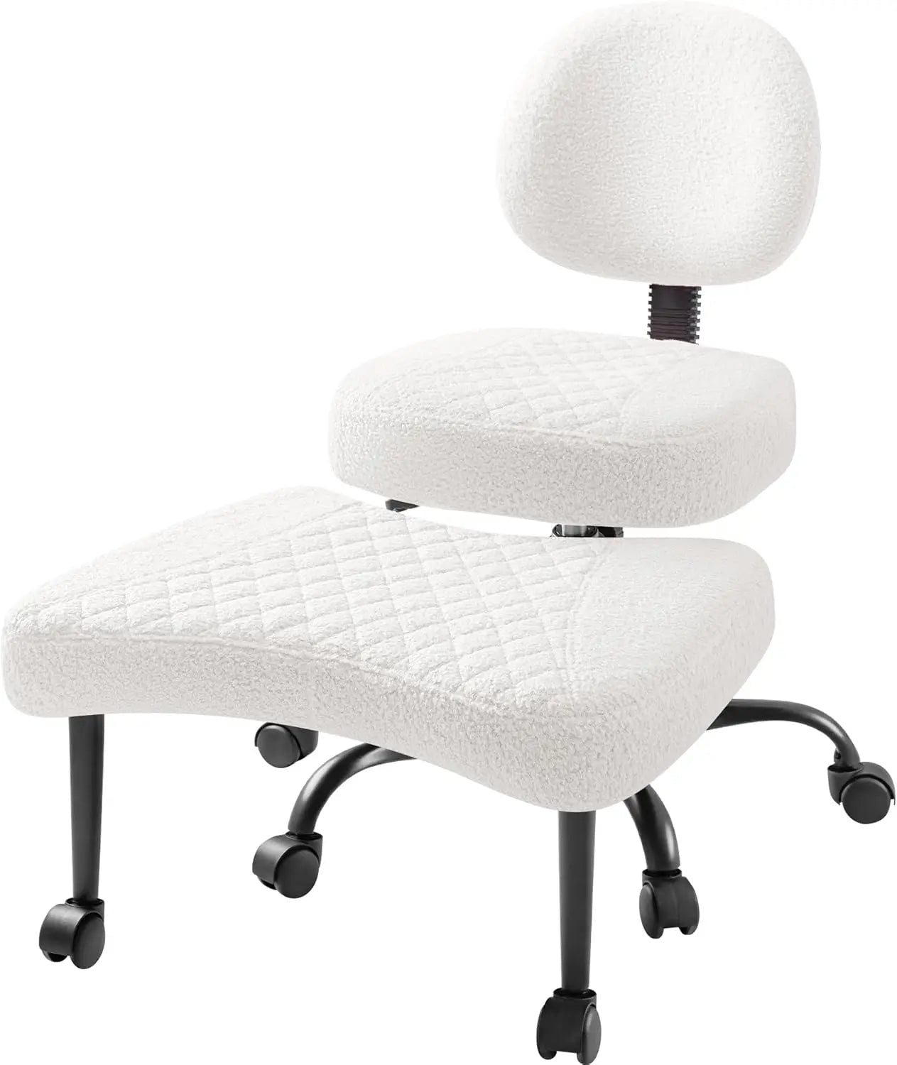 Furmax Ergonomic Kneeling Desk Chair With Footrest And Wheels