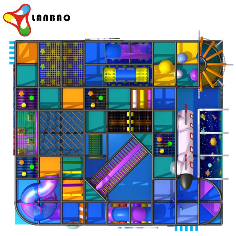 Hot Sale Commercial Amusement Park Multifunction Playground Equipment Kids Play Ground Indoor Slide Children