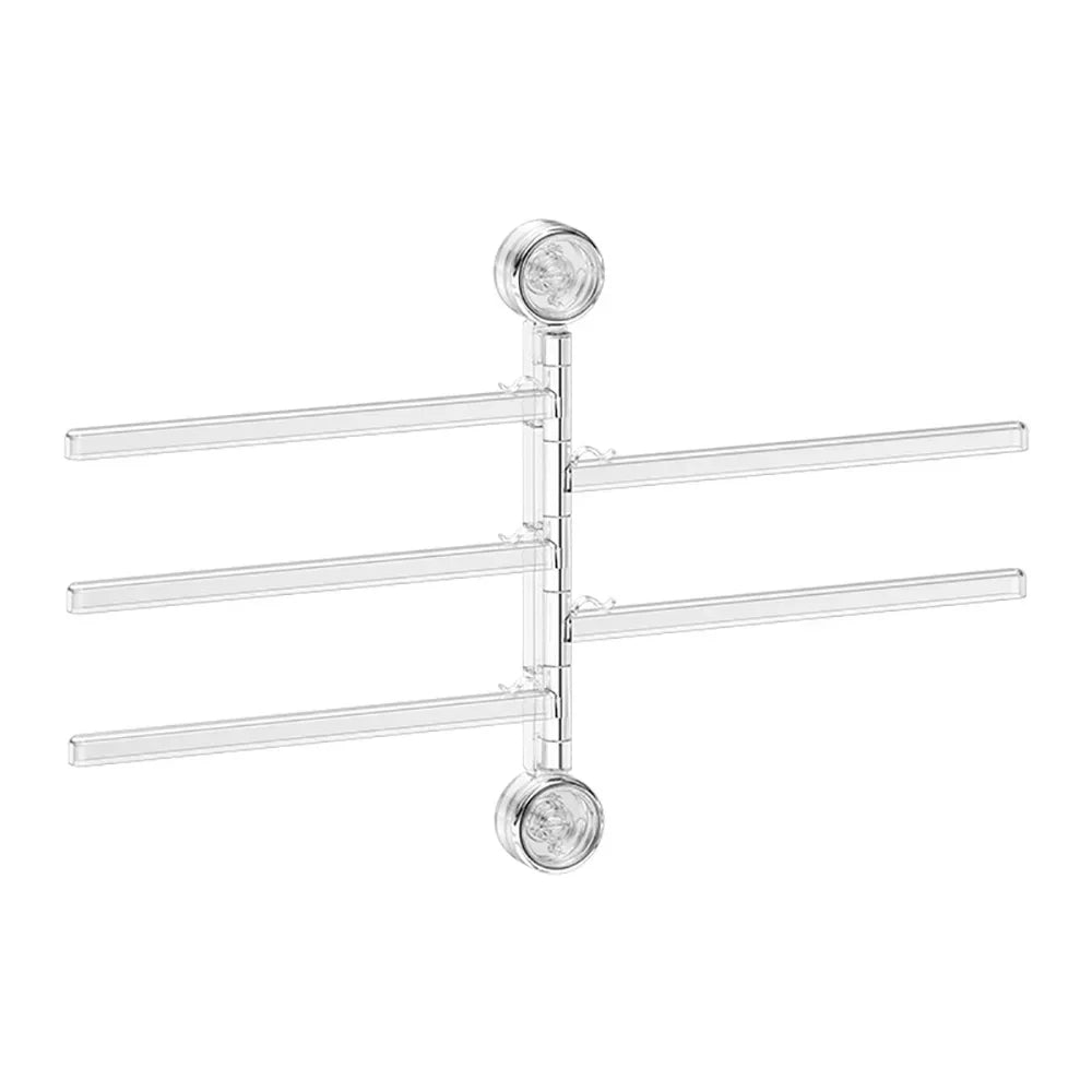 Big Red House Wall Mounted Towel Pole Rack Suction Cups