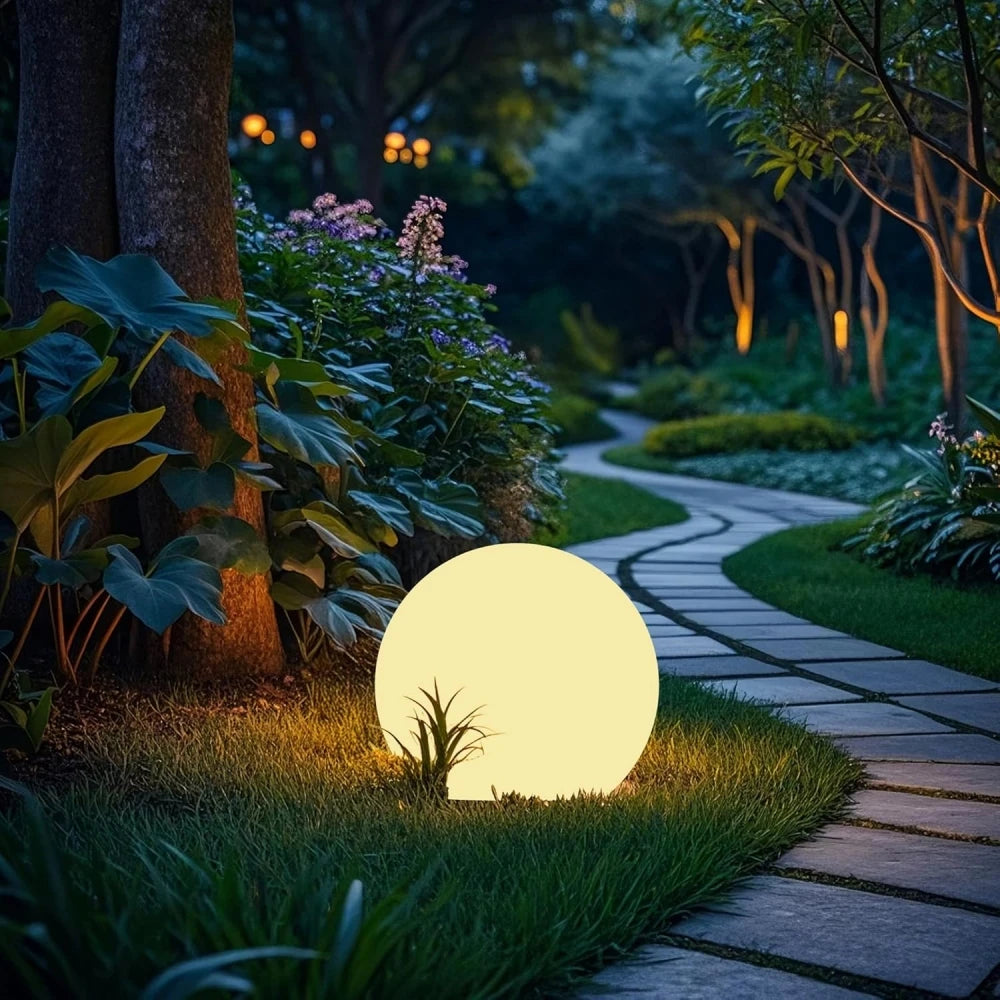 Solar Garden Ball Light Outdoor Glow Globe Light with Remote Control LED Waterproof Solar Night Light for Party Holiday Decor