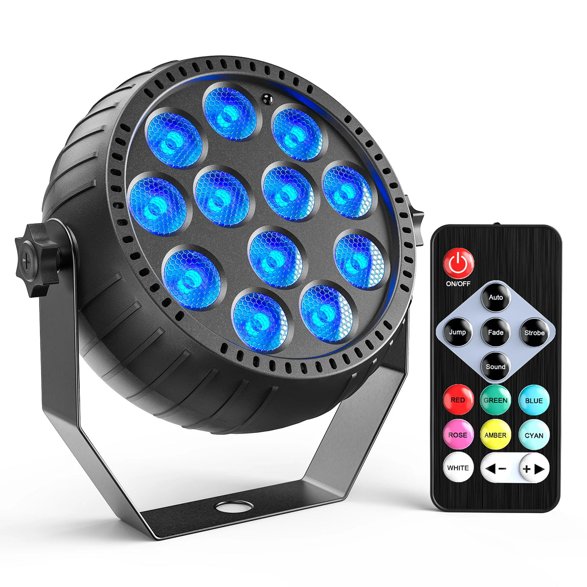 Somspot RGB LED Par Lights for DJ Stage Party Lighting
