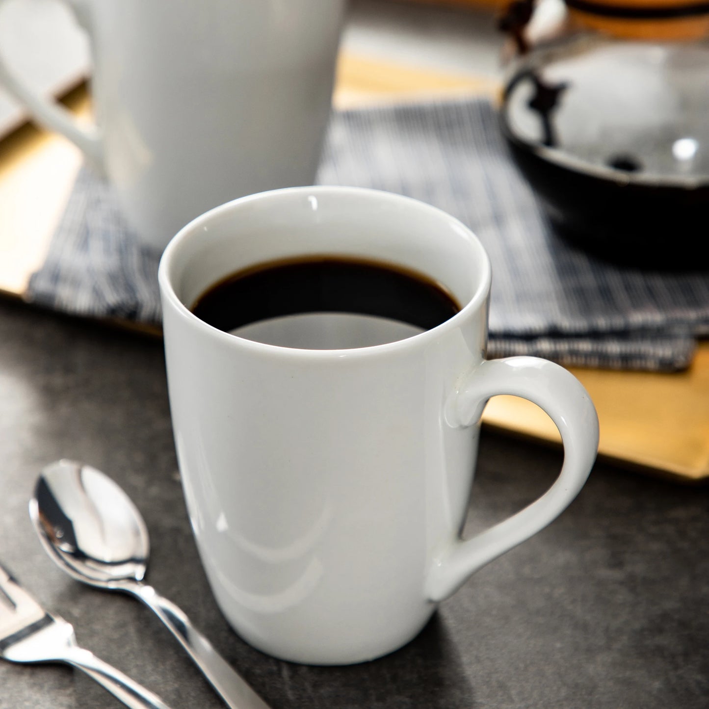 MALACASA Elisa Series Porcelain Coffee Mugs Set Dishwasher Safe