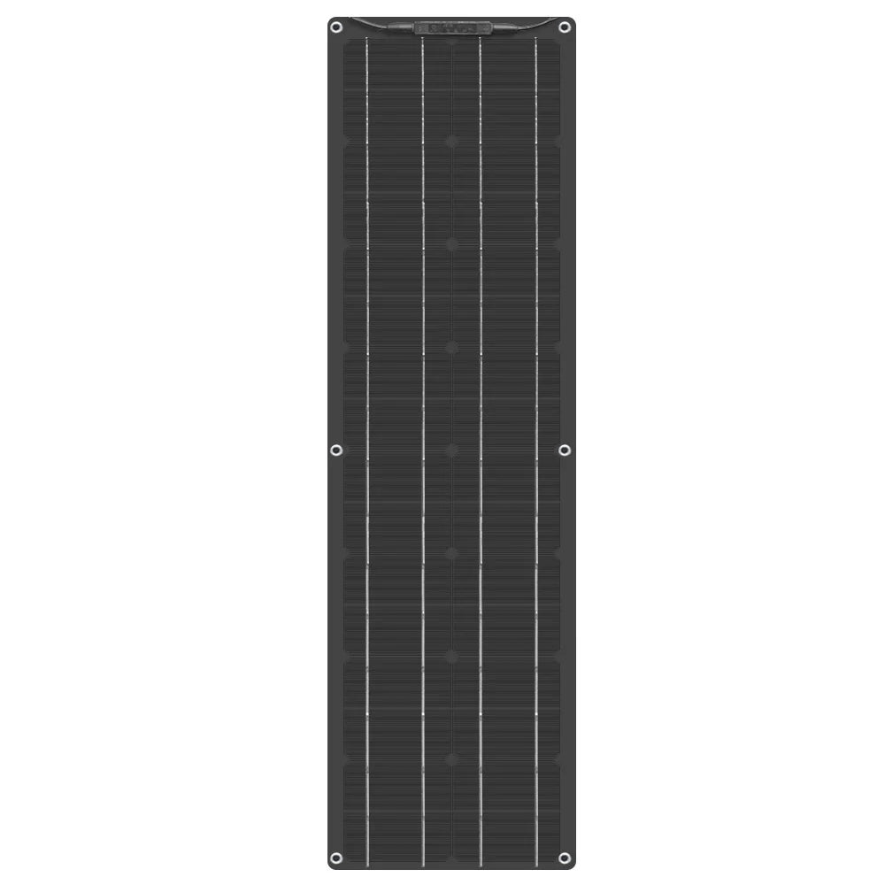 WUZECK Flexible Solar Panel Kit 50 Watt PV Module 100 Watt 12V 24V Solar Cable Cell Home Outdoor Car Boat Battery Camping Trip