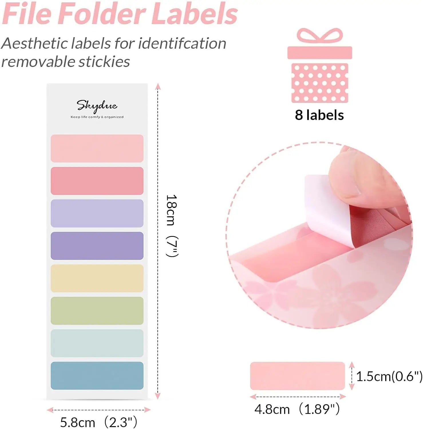Pink Expanding File Folder with 5 Pockets, Portable Accordion Organizer for Receipts and Documents, Letter Size Office Supplies