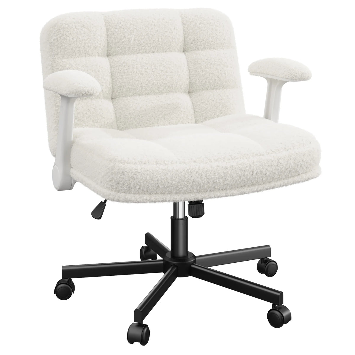 EnHomee Office Desk Chair with Wheels and Flip Up Arms
