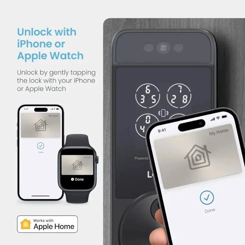 Discount Upgraded version Visage Zeno Series Smart Lock, Facial Recognition & Fingerprint Keyless Entry Door Lock