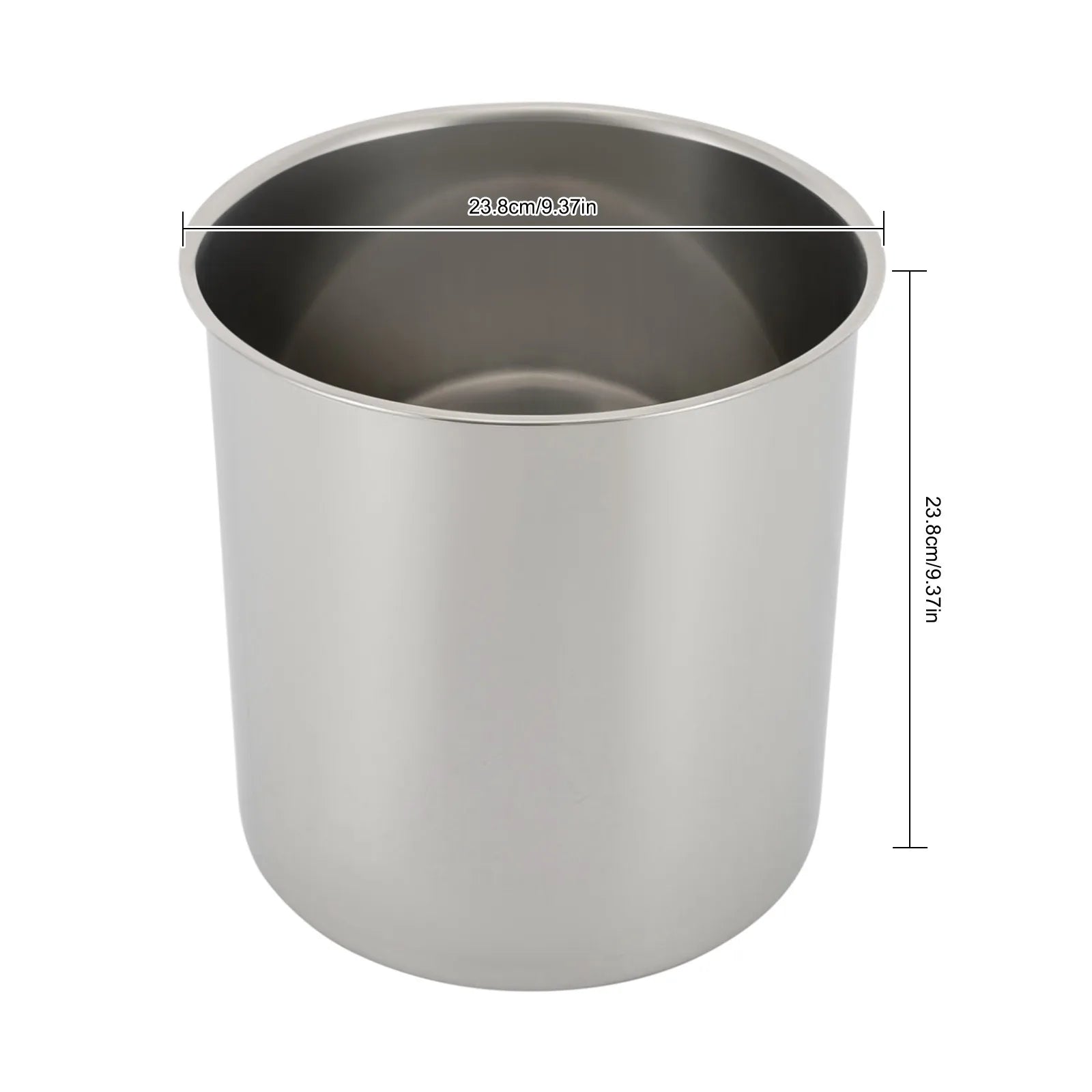 10.57Qt Soup Warmer 35-80°c Adjustable Soup Pot Heating Stew Kettle with Lid Buffet Warming Pot for Restaurant Hotel Canteen