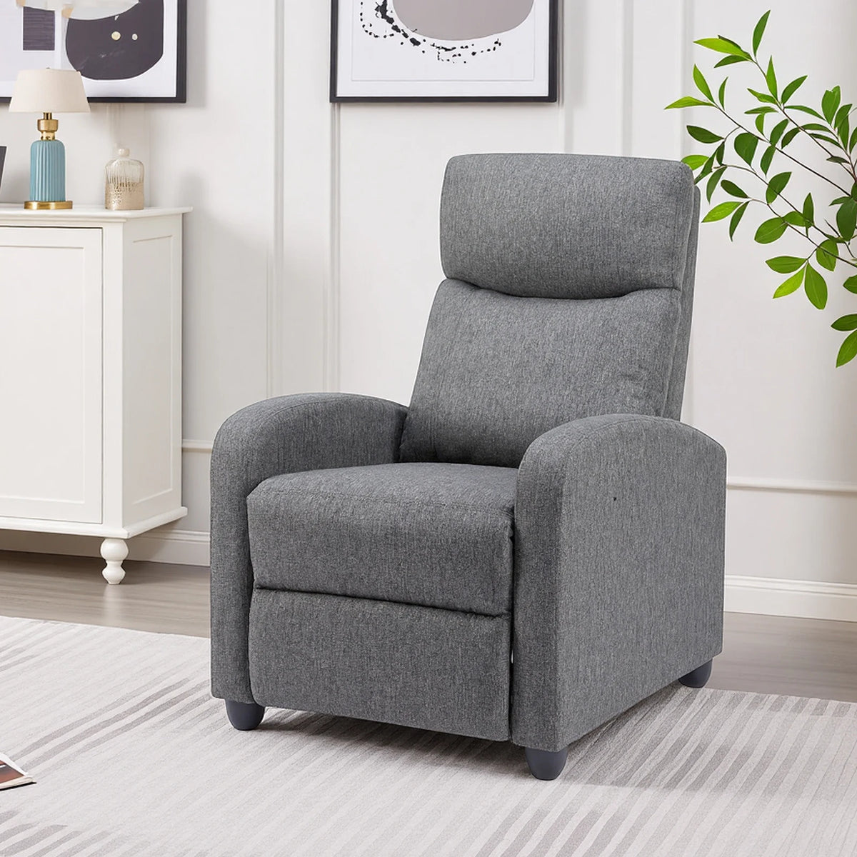 MCQ Modern Reclining Sofa With Lumbar Support For Home Theater