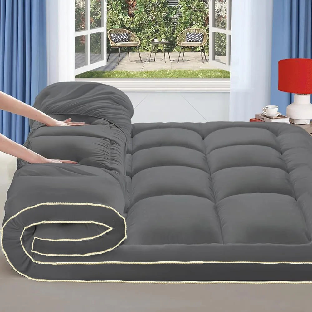 WQSPRING Thick Mattress Topper Extra Thick Pad For Back Pain