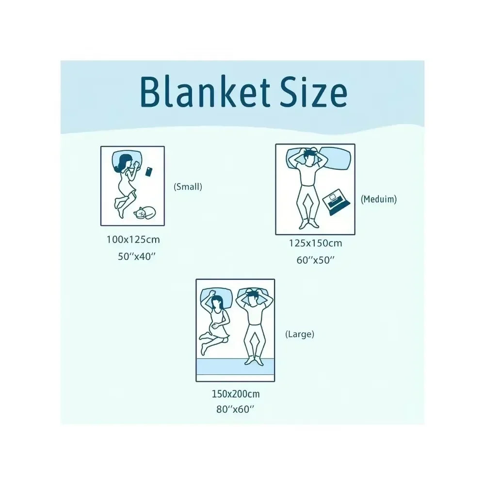 Flannel Christmas Blanket Throw For Kids Cartoon Pattern