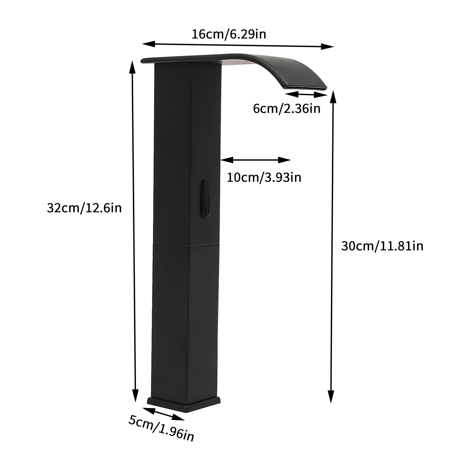 Automatic Infrared Sensor Tap Washbasin Faucet Stainless Steel