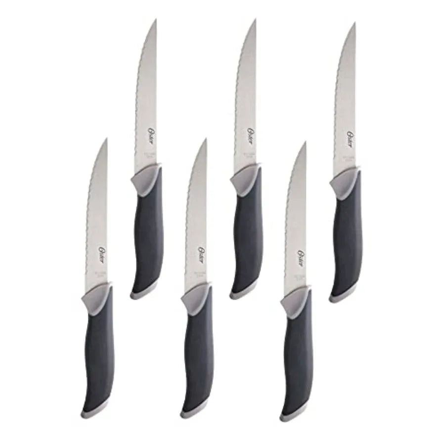 Lindbergh 14 Piece Stainless Steel Cutlery Kitchen Knife Block Set Black - Cuchillos Para Cocina