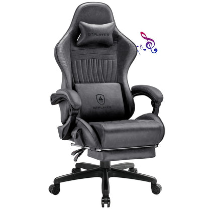 GTPLAYER Ergonomic Gaming Chair With Built In Speakers