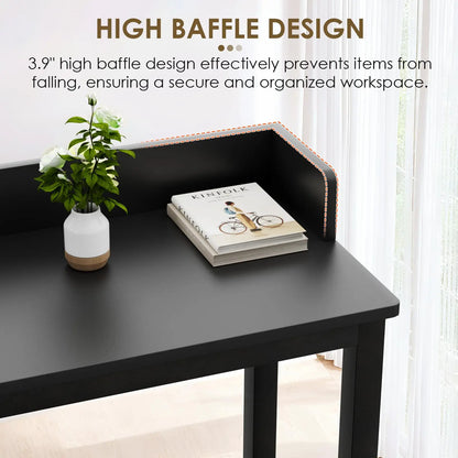 Overbed Table with Wheels,Queen Full Size Mobile Computer Desk,Standing Laptop Cart,Over Bed Table with Heavy Duty Metal Leg,16D x 71W x 41H inch,for Bedroom