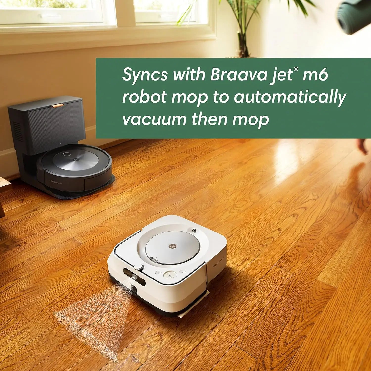 iRobot Roomba J6 Plus Self Emptying Robot Vacuum Pet Detection