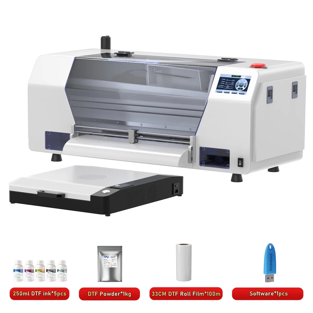A3+ XP600 DTF Printer Directly to Film Transfer Printer impresora dtf A3 For Hoodies Clothes jeans A3 T shirt Printing Machine
