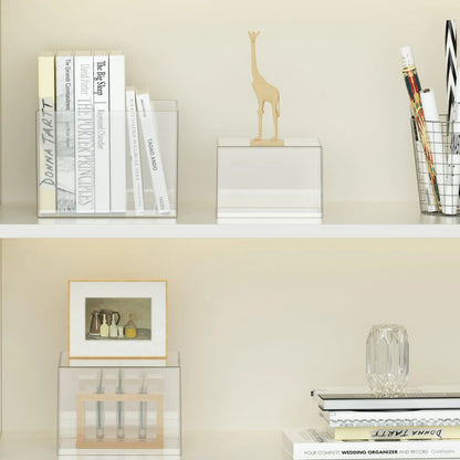 6 Pcs Clear Acrylic Boxes for Display as Buffet Risers and Stands, Food Risers for Party, Table, Stands, including 8", 7", 6", 5", 4", 3" (Small, 6Pcs, Clear)