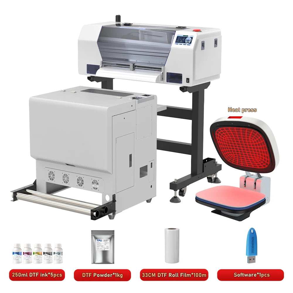A3+ XP600 DTF Printer Directly to Film Transfer Printer impresora dtf A3 For Hoodies Clothes jeans A3 T shirt Printing Machine