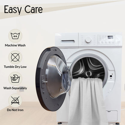 Lux Decor 6-Piece Bath Towel Set – 100% Cotton, 525 GSM, Ultra-Soft &amp; Absorbent