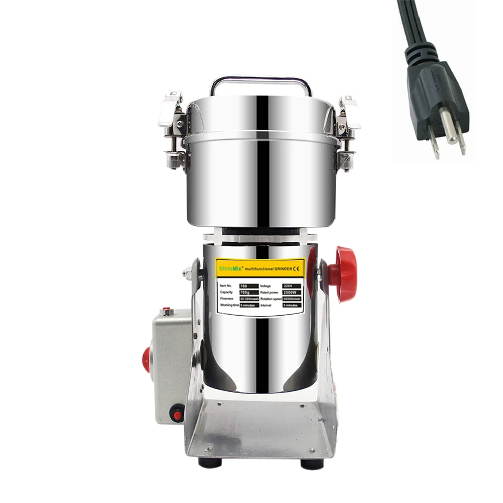 BioloMix Electric Grain And Spice Grinder For Herbs And Coffee