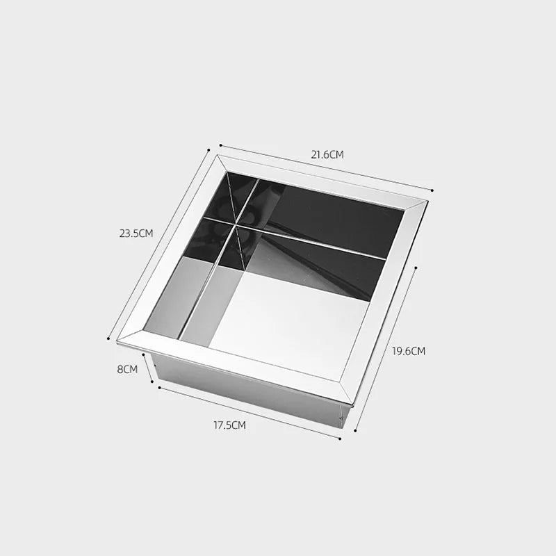 304 Stainless Steel Concealed Install Bathroom Storage Shelf Shower Organizer Storage Rack  Inside Wall Mounted Bathroom Shelf