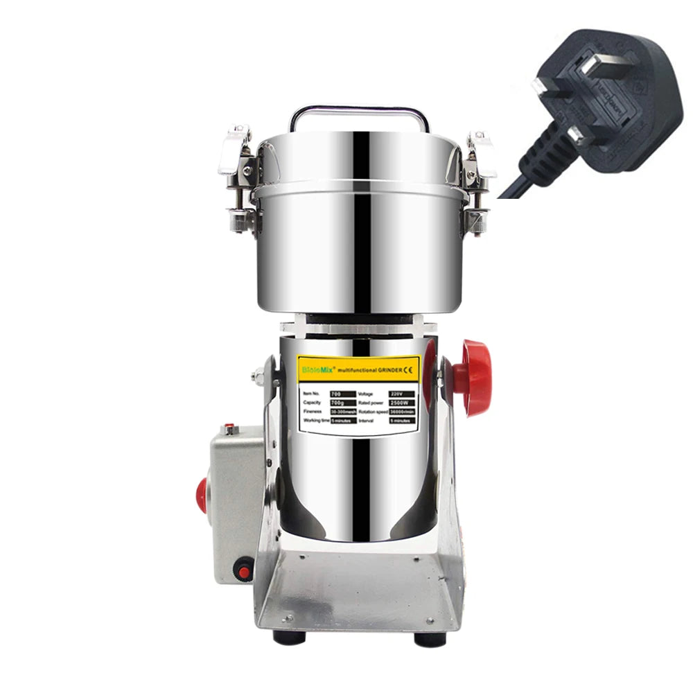 BioloMix Electric Grain And Spice Grinder For Herbs And Coffee