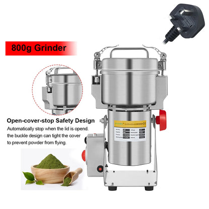 BioloMix Electric Grain And Spice Grinder For Herbs And Coffee