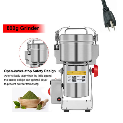 BioloMix Electric Grain And Spice Grinder For Herbs And Coffee