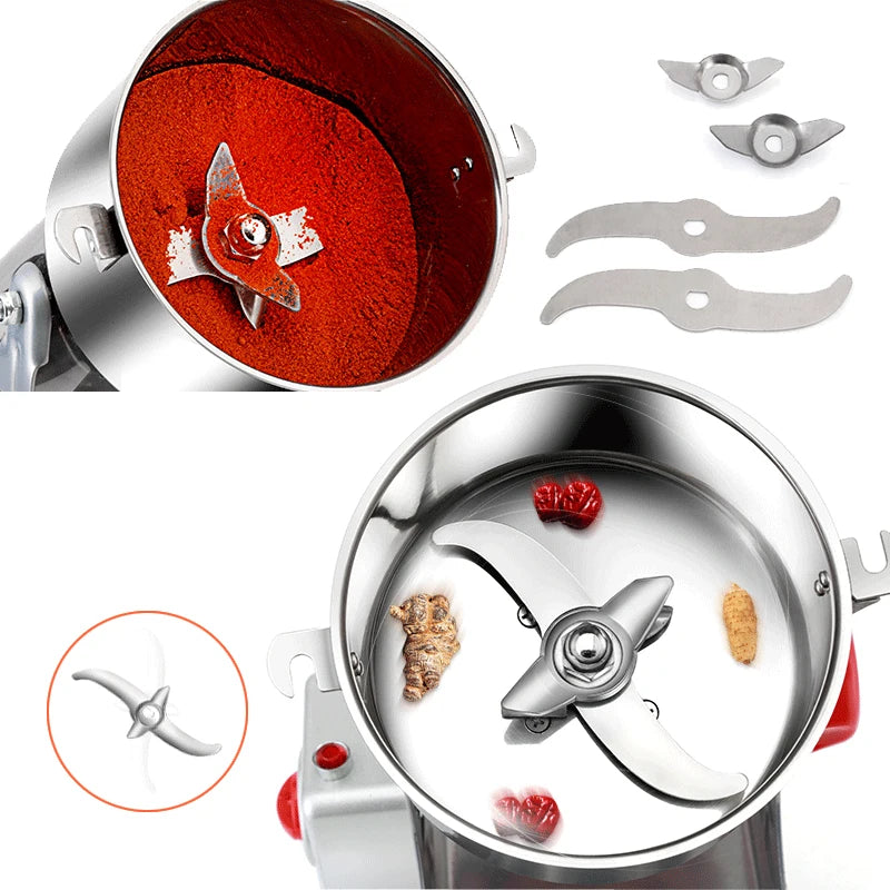 BioloMix Electric Grain, Spice, Herb And Coffee Grinder Mill