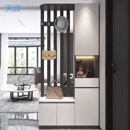 Entrance cabinet Modern simple door entry screen partition living room 2023 new entry entrance cabinet shoe cabinet integrated