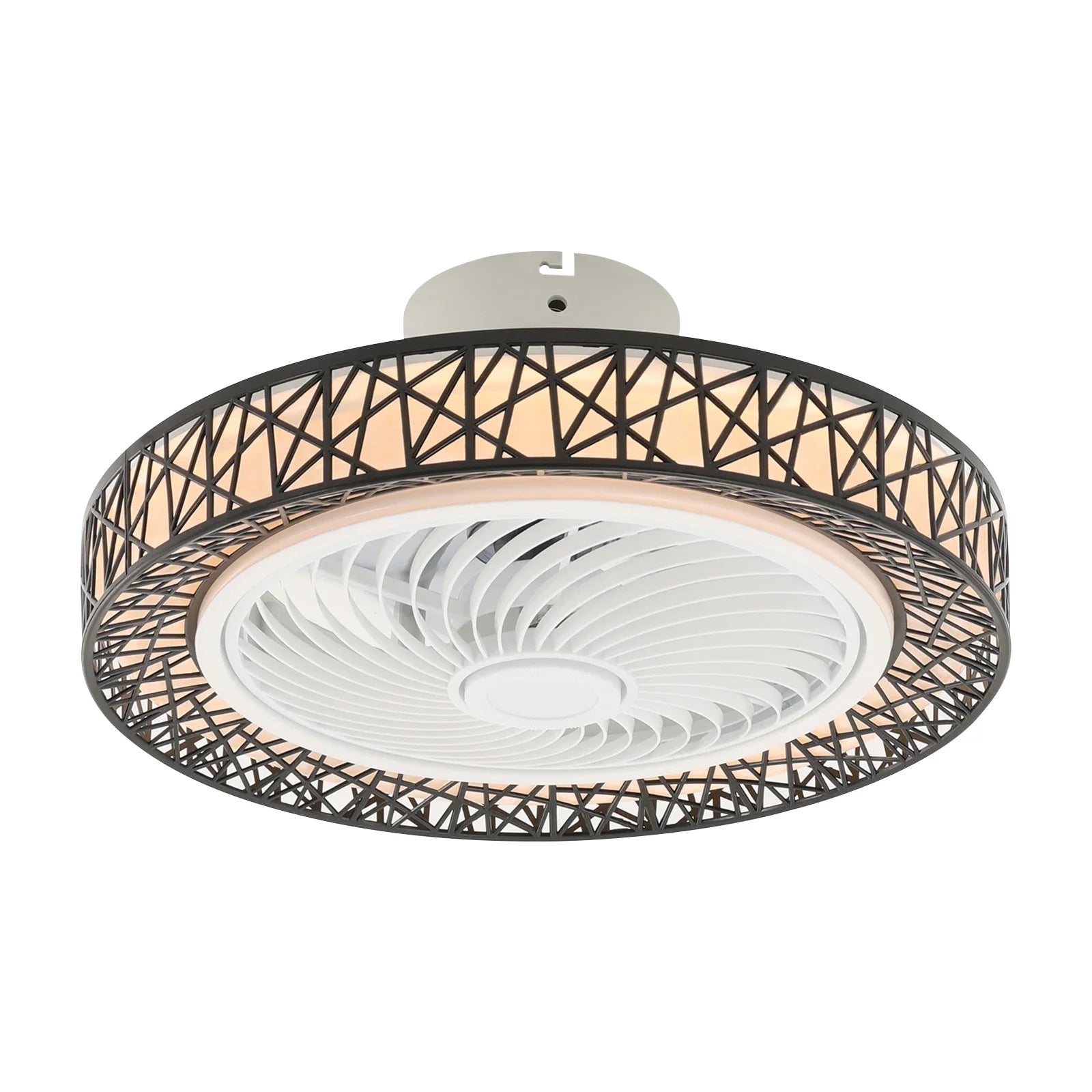 Stylish Ceiling Fan Light: Soft, Adjustable Breeze with Elegant Design for a Warm, Romantic Atmosphere