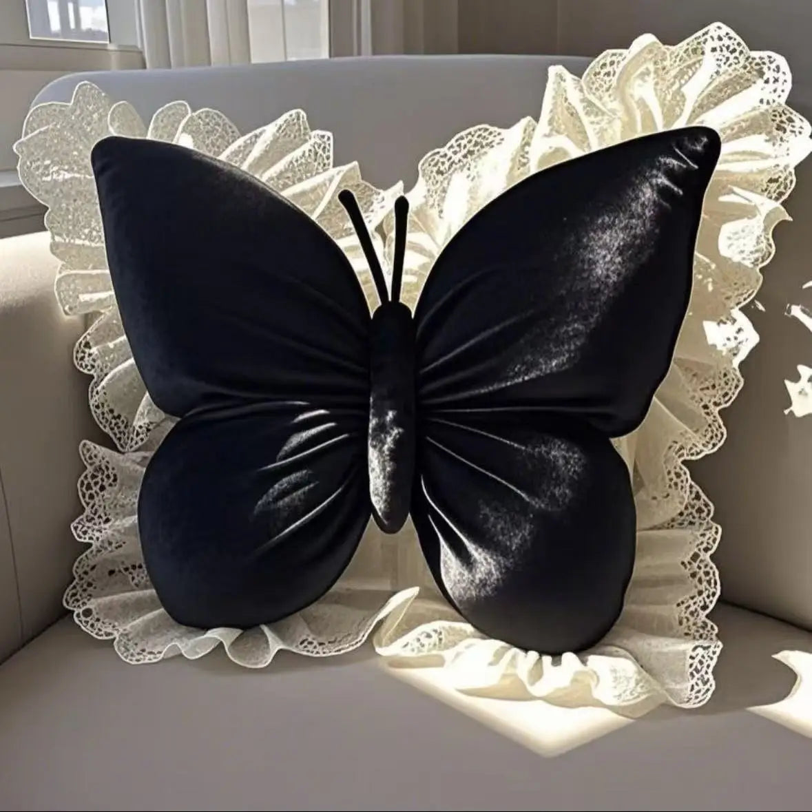 ANGPUCN Princess Butterfly Office Pillow Decorative Cushion For Home