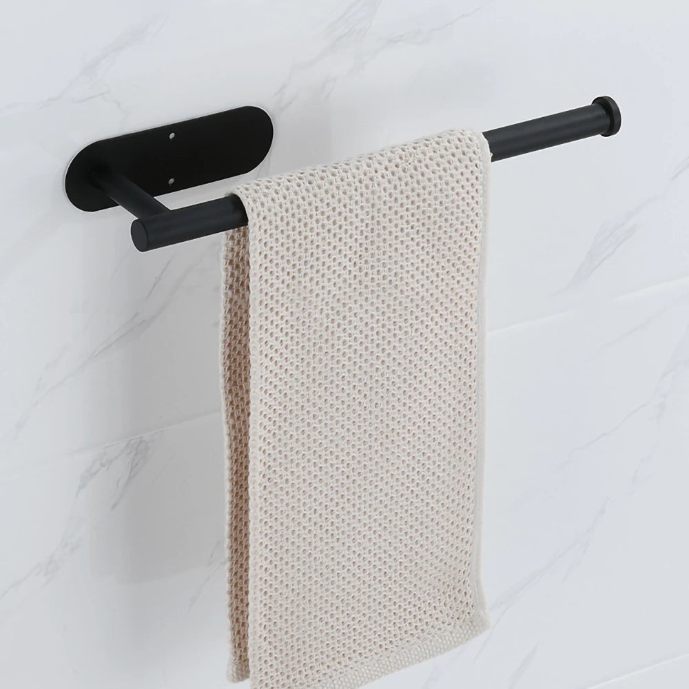 Towel Racks for Bathroom, Adhesive Towel Bar, Hand Towel Holder, Kitchen Towel Holder, No Drill Towel Holder, Bathroom Accessories