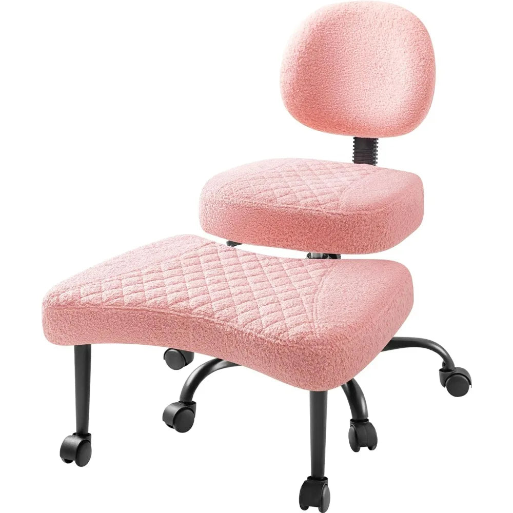 Furmax Ergonomic Kneeling Desk Chair With Footrest And Wheels