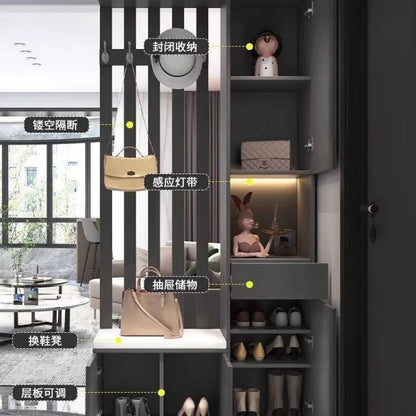 Entrance cabinet Modern simple door entry screen partition living room 2023 new entry entrance cabinet shoe cabinet integrated
