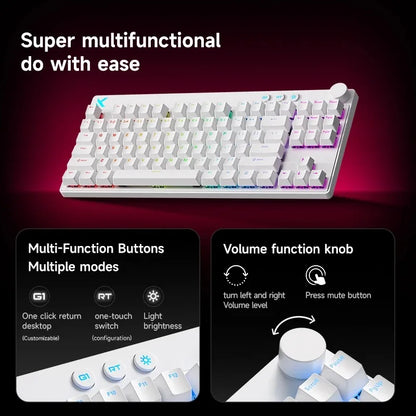 MCHOSE Mix87 Magnetic Switch Wired Mechanical Gaming Keyboard