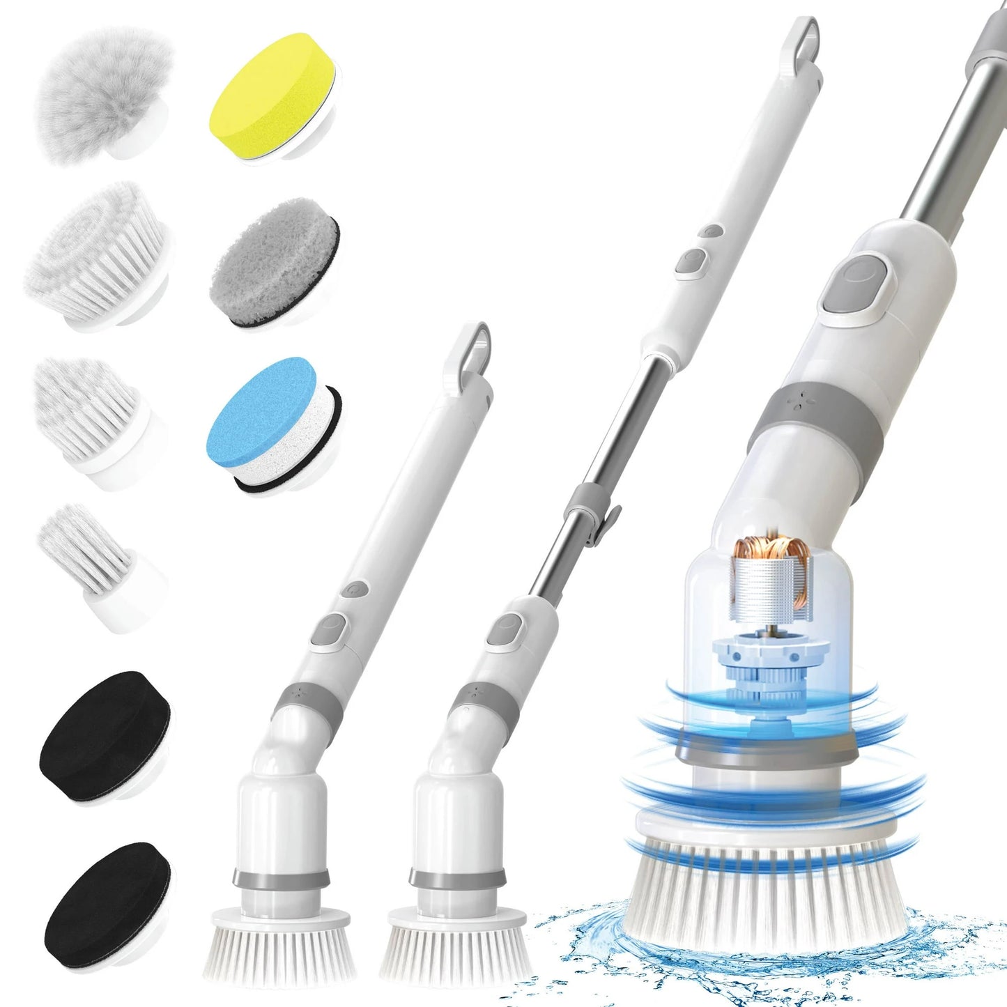 Blossom Electric Spin Scrubber 9 In 1 Cordless Cleaning Brush
