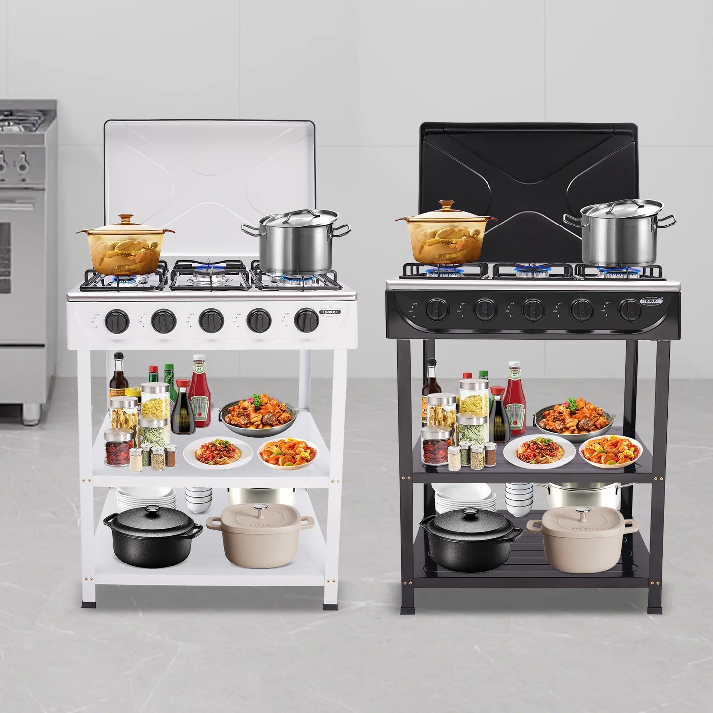 5 Hearth Grill, Gas Grill, 2.5 kW Burner,Freestanding, For Home Cooking, Outdoor Grilling, Camping, Fishing, RVing