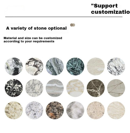 OMGD Stone Bathroom Vanity Set With Integrated Sink Customizable